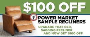 4100 off market sample power recliners
