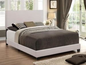 Queen upholstered bed