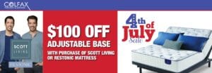 Get $100 off an adjustable base