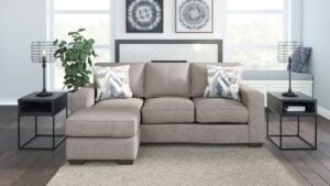 Sofa with ottoman