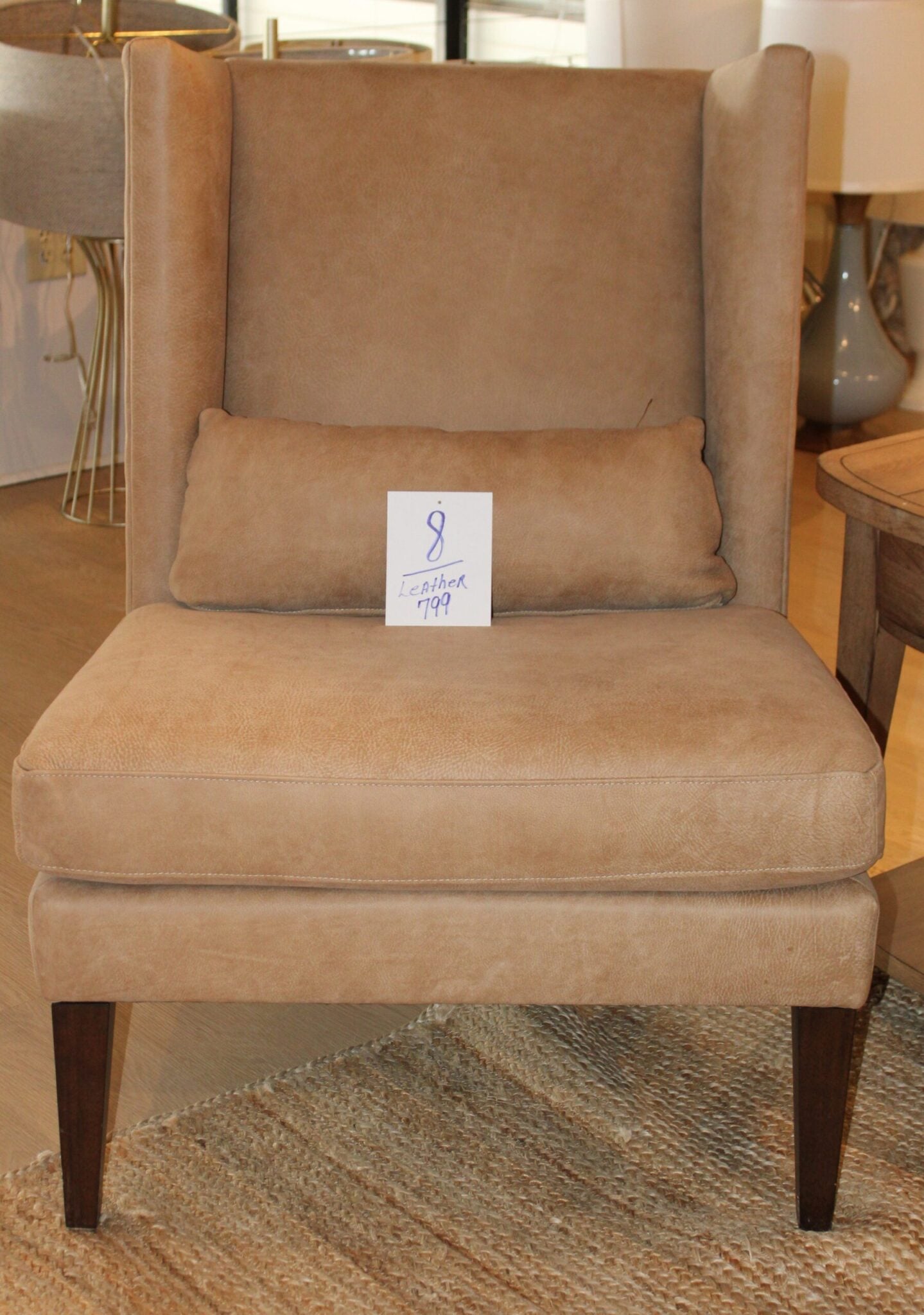 Leather Accent Chair 008