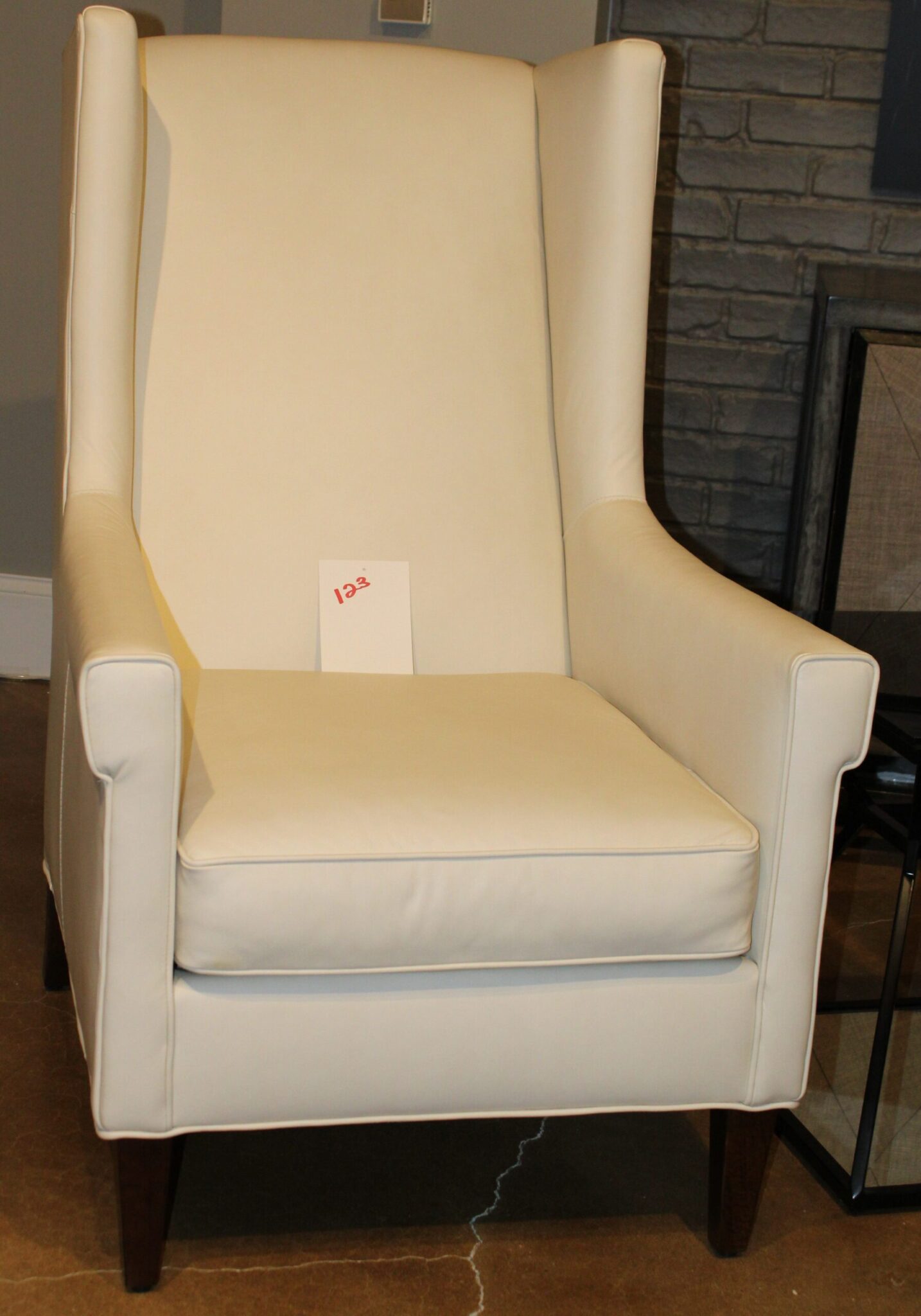 Leather Accent Chair 123