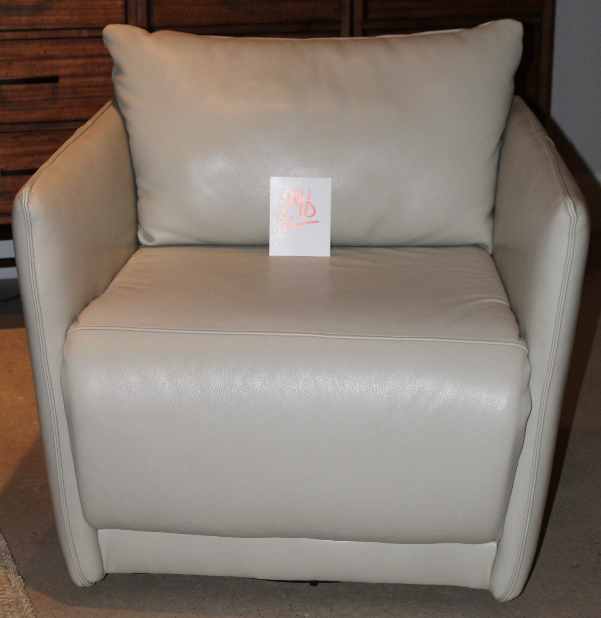 Leather Accent Chair 296