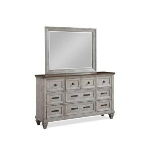 Rubic Dresser With Mirror