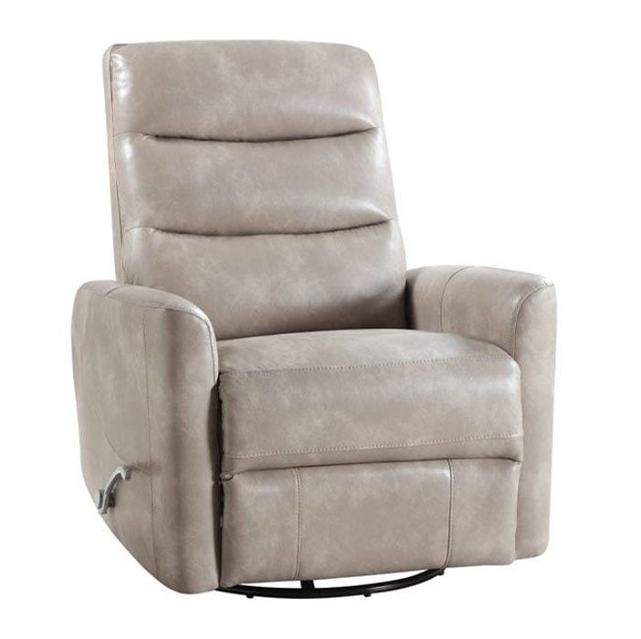 Nickel Swivel Recliner
