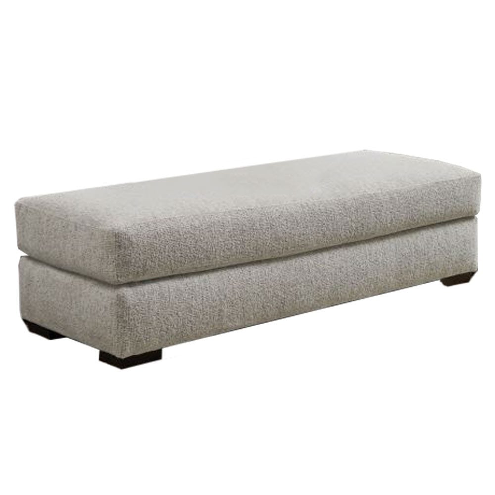Forward Cocktail Ottoman in Grey