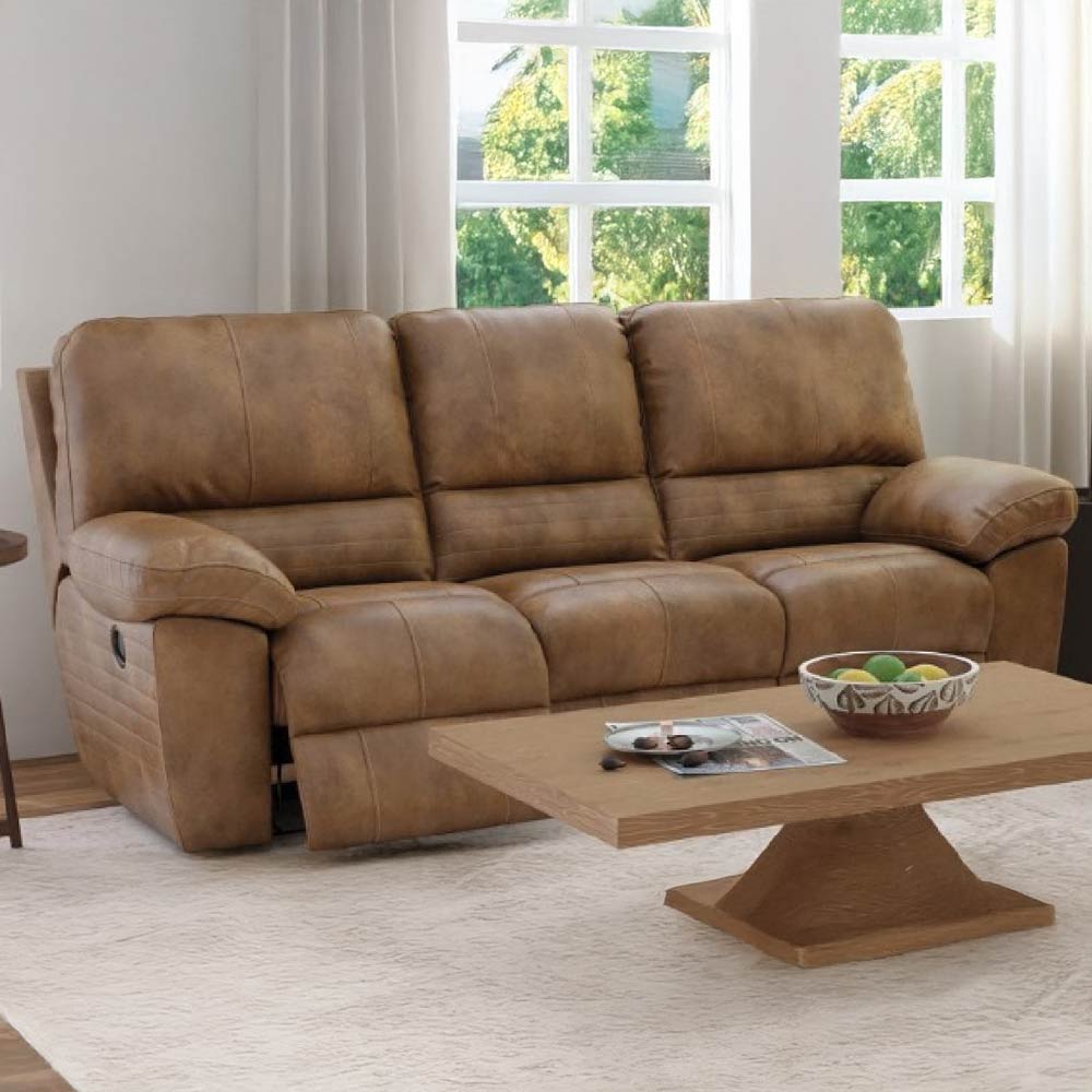 Kamryn Reclining Sofa in Brown