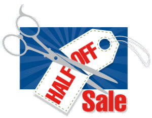 Half Off Sale