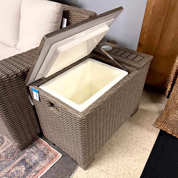 Outdoor Side Table w/ Cooler 145A - Image 2