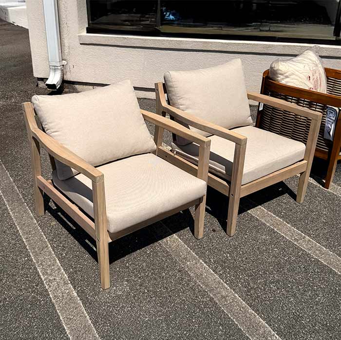 2pc Outdoor Chair Set 525