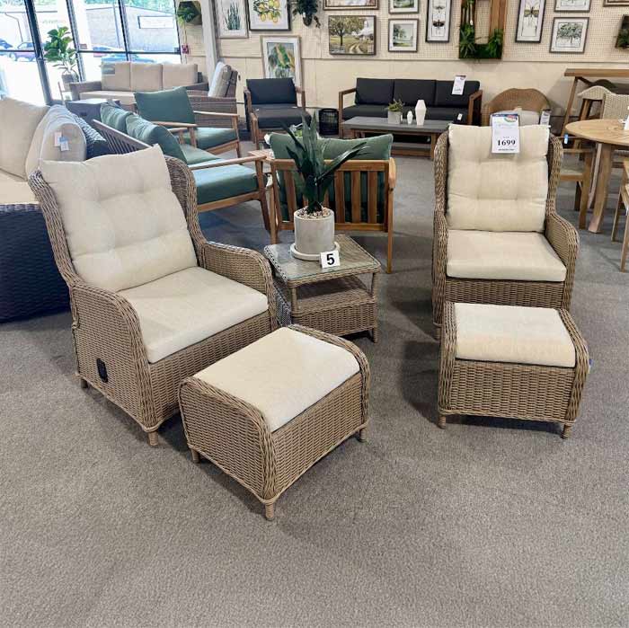 5pc Outdoor Dining Set 155